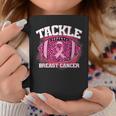 Tackle Breast Cancer Awareness Pink Football Ribbon Coffee Mug Funny Gifts