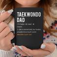 Taekwondo Dad Fathers Day From Daughter & Son Coffee Mug Unique Gifts