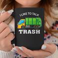 I Like To Talk Trash Waste Management Garbage Collector Coffee Mug Unique Gifts