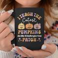 Teach The Cutest Pumpkins In The Kindergarten Patch Teacher Coffee Mug Unique Gifts