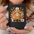 Thanksgiving Turkey Nurse Holiday Nursing Scrub Tops Women Coffee Mug Funny Gifts