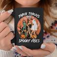 Thick Thighs And Spooky Vibes Halloween Girls Coffee Mug Unique Gifts