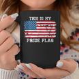 This Is My Pride Flag Usa American 4Th Of July Patriotic Coffee Mug Unique Gifts