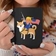 Trump Shiba Inu Gun Merica 2020 Election Coffee Mug Unique Gifts