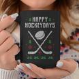 Ugly Christmas Sweater Ugly Sweater Ice Hockey Coffee Mug Funny Gifts
