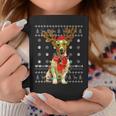 Ugly Sweater Christmas Lights Jack Russell Terrier Dog Puppy Coffee Mug Personalized Gifts