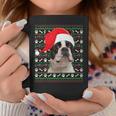 Ugly Xmas Sweater Santa Boston Terrier Dog Christmas Coffee Mug Unique Gifts