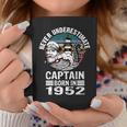Never Underestimate Captain Born In 1952 Captain Sailing Coffee Mug Funny Gifts