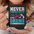 Never Underestimate A Girl With Drums For Girls Coffee Mug Unique Gifts