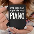 Never Underestimate A Girl Who Plays Piano Player Coffee Mug Personalized Gifts