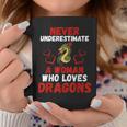 Never Underestimate Love Dragons Graphic Coffee Mug Funny Gifts