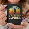 Never Underestimate An Old Climber Rock Climbing Mountain Coffee Mug Unique Gifts