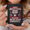 Never Underestimate An Old Us Veteran Born In February Coffee Mug Funny Gifts