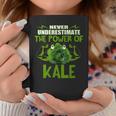 Never Underestimate The Power Of Kale Healthy VeganCoffee Mug Funny Gifts