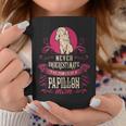 Never Underestimate Power Of Papillon Mom Coffee Mug Personalized Gifts