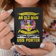 Never Underestimate Uss Porter Ddg-78 Destroyer Coffee Mug Personalized Gifts