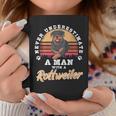 Never Underestimate A Woman With A Rottweiler Coffee Mug Unique Gifts