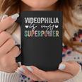 Videophilia Is My Superpower Videophilia Quote Men Coffee Mug Unique Gifts