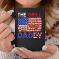Vintage American Flag The Grill Dad Costume Bbq Grilling Coffee Mug Funny Gifts
