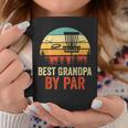 Vintage Best Grandpa By Par Disc Golf Gift Men Fathers Day Gift For Mens Coffee Mug Unique Gifts