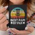 Vintage Best Papi By Par Disc Golf Golfer Fathers Day Coffee Mug Unique Gifts