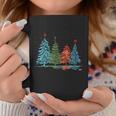 Vintage Christmas Trees Hand Drawing Christmas Trees Coffee Mug Funny Gifts