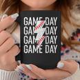 Vintage Game Day Fathers Day Lightning Bolt Baseball Sport Coffee Mug Personalized Gifts