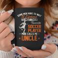 Vintage My Favorite Soccer Player Calls Me Uncle Football Coffee Mug Unique Gifts