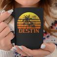 Vintage Retro Beach Vacation Destin Fl Florida Sunset Florida Gifts & Merchandise Funny Gifts Coffee Mug Unique Gifts
