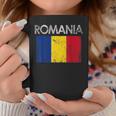 Vintage Romania Romanian Flag Pride Gift Pride Month Funny Designs Funny Gifts Coffee Mug Unique Gifts