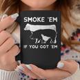Vintage Smoke Em If You Got Em Bbq Coffee Mug Unique Gifts