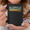 Vintage Stripes Allenville Mo Coffee Mug Unique Gifts