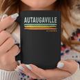 Vintage Stripes Autaugaville Al Coffee Mug Unique Gifts
