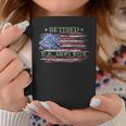 Vintage Usa American Flag Proud Retired Us Army Veteran Wife Coffee Mug Unique Gifts