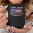 Vintage Usa American Flag Proud To Be A Us Coast Guard Aunt Usa Funny Gifts Coffee Mug Unique Gifts