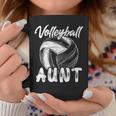 Volleyball Aunt For Family Matching Player Team Auntie Coffee Mug Unique Gifts
