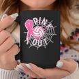Volleyball Pink Out Pink Ribbon Breast Cancer Awareness Coffee Mug Personalized Gifts