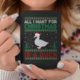 All I Want For Xmas Is A Duck Ugly Christmas Sweater Coffee Mug Unique Gifts