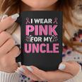 I Wear Pink For My Uncle Breast Cancer Awareness Faith Love Coffee Mug Unique Gifts