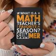 What Is A Math Teachers Favorite Season Funny Math Teacher Coffee Mug Personalized Gifts