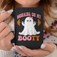 Working On My Booty Boo-Ty Ghost Boo Gym Lover Halloween Coffee Mug Unique Gifts