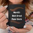 Worlds Best Great Dane Uncle Coffee Mug Unique Gifts