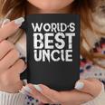 Worlds Best Uncle Fathers Day Gift Dad Husband Coffee Mug Unique Gifts