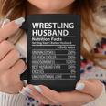 Wrestling Husband Nutrition Facts | Funny Wrestling Husband Gift For Women Coffee Mug Unique Gifts