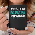 Yes I'm Visually Impaired Braille Blind Awareness Vision Coffee Mug Unique Gifts Yes I'm Visually Impaired Braille Blind Awareness Vision Coffee Mug Unique Gifts