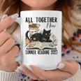 All Together Now Summer Reading 2023 Flower Cat Book Lover Reading Funny Designs Funny Gifts Coffee Mug Unique Gifts