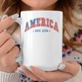 America Est 1776 Patriotic Usa 4Th Of July America Flag Coffee Mug Unique Gifts