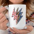 America Leopard Cheetah Lightning Bolt 4Th Of July Patriotic Coffee Mug Unique Gifts