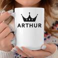 Arthur Crown King Custom Gift Name For Arthur Coffee Mug Unique Gifts
