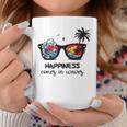 Beach Happines Comes In Waves Surfing Lover Sunglasses Coffee Mug Unique Gifts